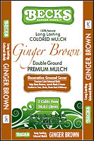 Ginger Brown Mulch- Bagged